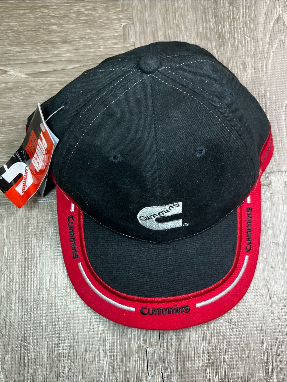 Cummins Black & Red Logo Baseball Cap (New W/Tags fast shipping)